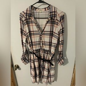Derek Heart Plaid dress XL